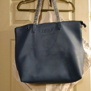 👜 RODAN+FIELDS BLUE ZIPPERED TOTE WITH MINI TOTE